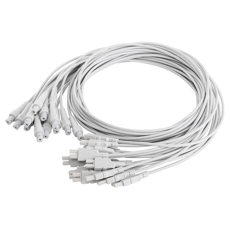 Anschlussleitungen GE-Nockens 14 ECG 420101-002 Leitungsdrähte EKG Banane Iecs 4,0