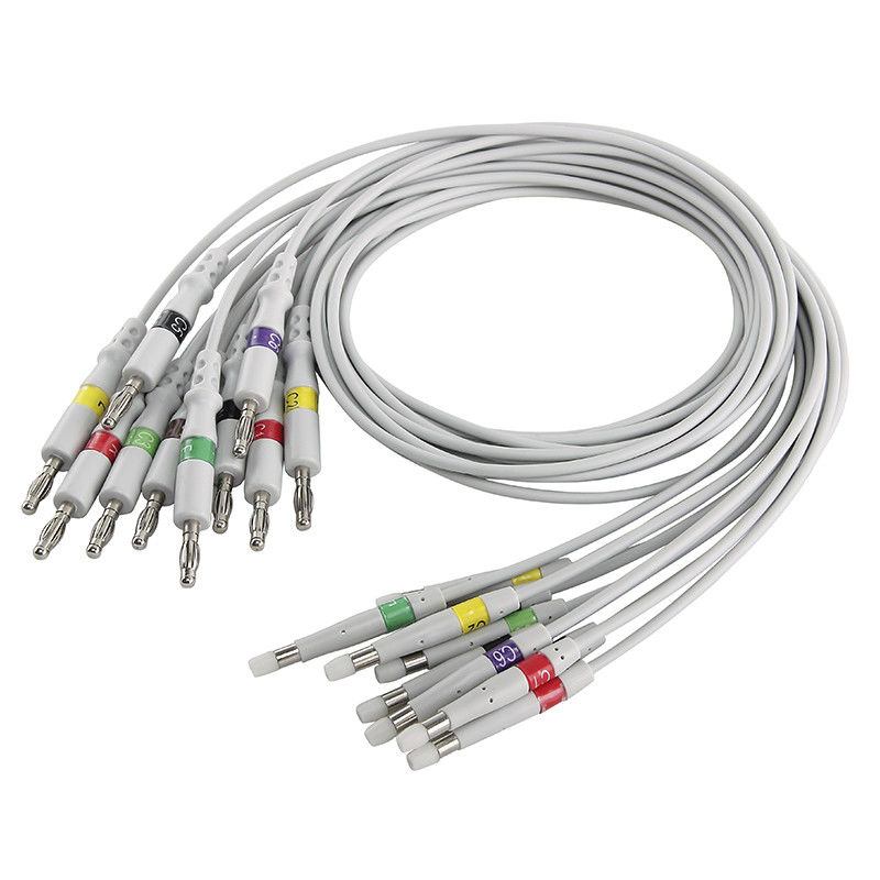 10 Führung Welch Allyn Cp 200 Leitungsdrähte EKG Banane ECG-Kabel EKG Anschlussleitungen Iecs 4,0
