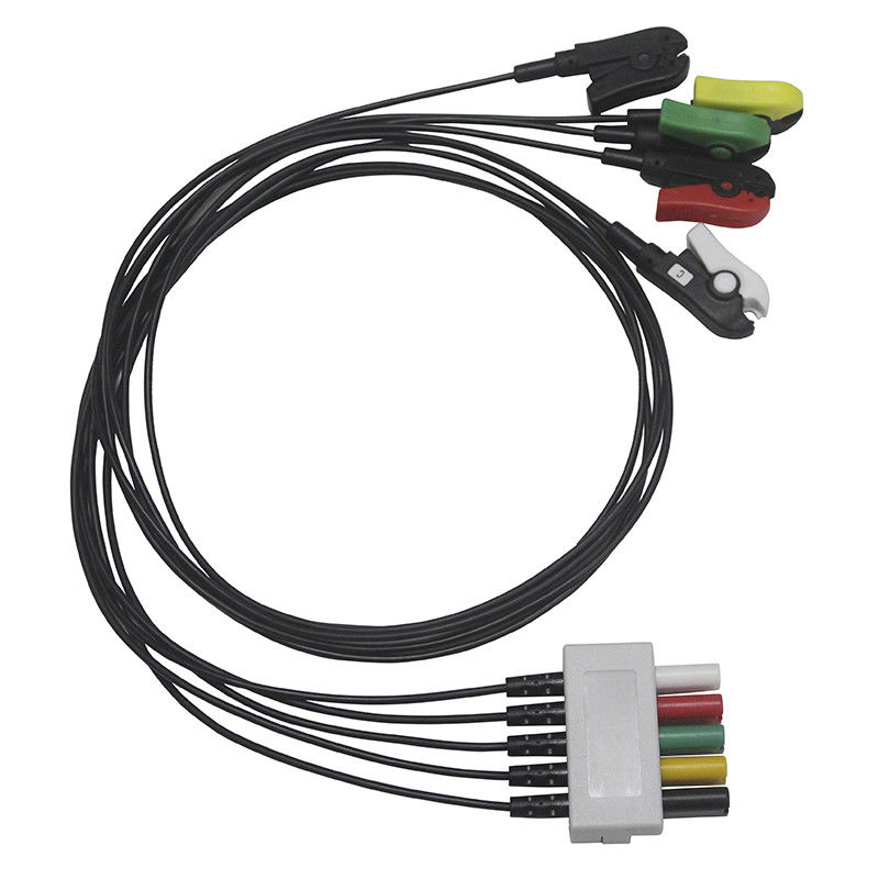 Führungs-Röntgenstrahls D Mindray Radiao lichtdurchlässige des Draht-5 Art Kabel und Leitungsdrähte ECG Radiotranslucent