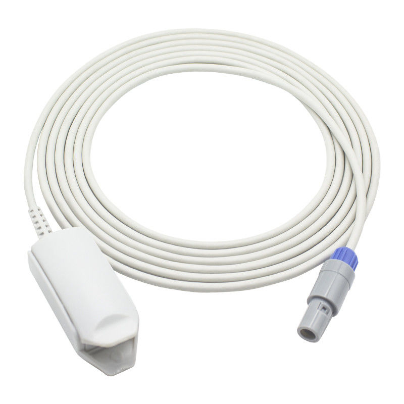3.00M TPU wiederverwendbares SpO2 erwachsenes Finger-Clip 6Pin Sensor-3F IRIS300 Phoene PM8300