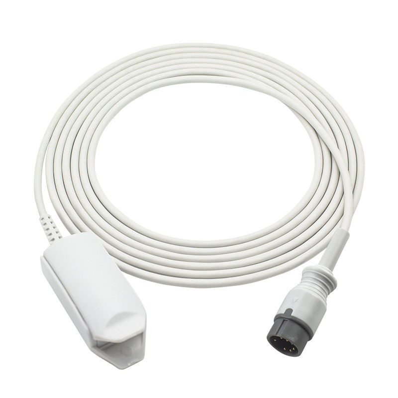 Wiederverwendbare SpO2 Sonde Zoncare Sensor-PM-7000C PM-7000D 6 Pin Adult Finger Clip SpO2