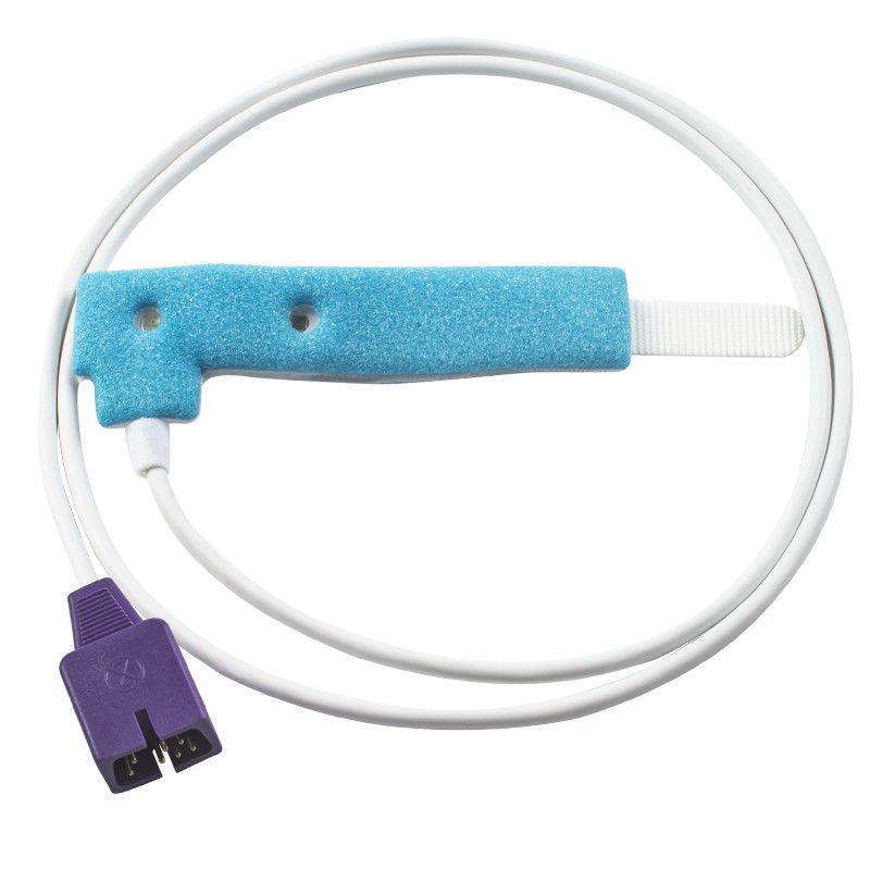 Wegwerf- Sensor SpO2 N-ellcor DB9 7pin D20 pädiatrische blaue Wegwerf-Sonde SpO2 Spong-Symphonie-N-3000