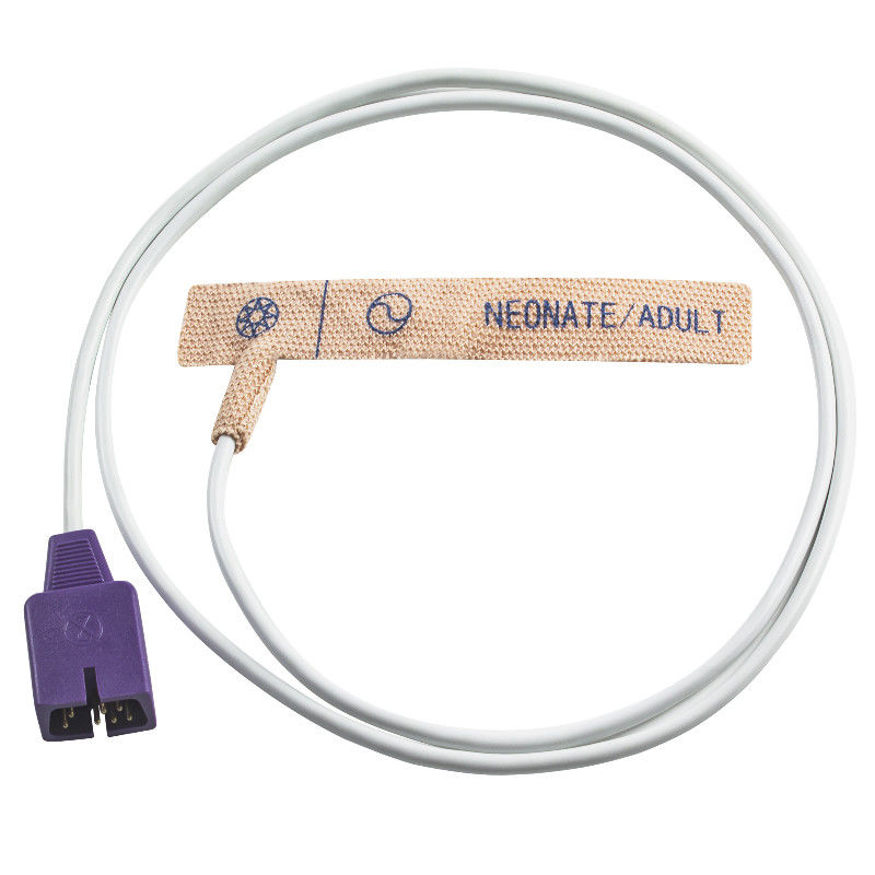Neugeboren-Haut-Ausdehnungs-Gewebe-Wegwerf-Sonde SpO2 N-ellcor Wegwerf- Spo2 Sensor-DB9 7pin N25 N200 NPB 4000 erwachsene