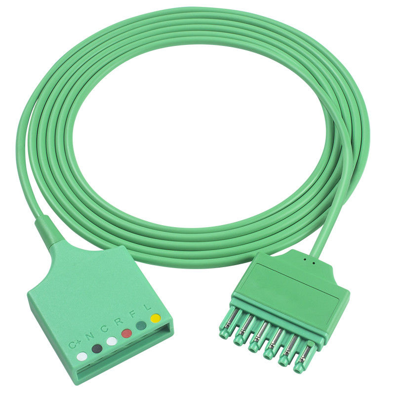 Stamm-Adapter-Kabel Drager ECG Siemens Draeger MS16256 6Lead ECG Erweiterungs-Stamm verkabeln einzelnes Pin Connector