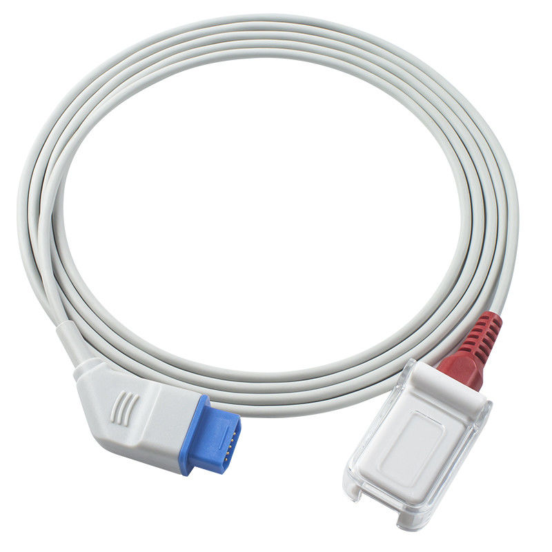 Sensor Nihon Kohden SpO2 verkabeln Technologie-Quadrat Pin 14Pin SpO2 K937 3984 JL-631P for M-asi-mo rotes Adapter-Erweiterungs-Kabel