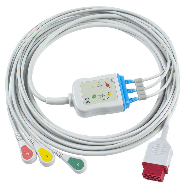 Kabel und Leitungsdrähte Bionet neuen Modell-BM3 BM5 ECG reißen ECG verkabeln 3 Verbindungsstück Stift Führung Iecs 12