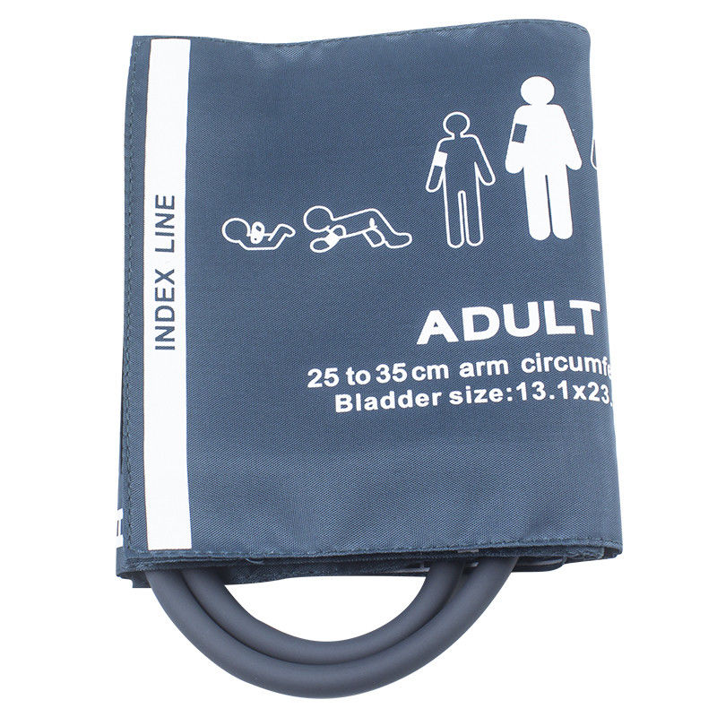 Universal-NIBP-Stulpen-erwachsenes doppeltes Rohr NIBP ohrfeigen Nylon-25-35CM Doppelrohrstulpe wiederverwendbare Blutdruck-Monitor-Stulpe