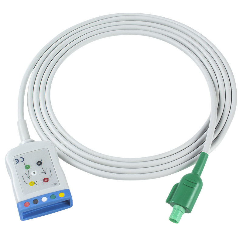Datascope/Maquet/Getinge 12-Pin-EKG-Stammkabel zum EKG 5 Blei-Kabel IEC AHA Einzel-Pin-EKG-Blei-Leiter