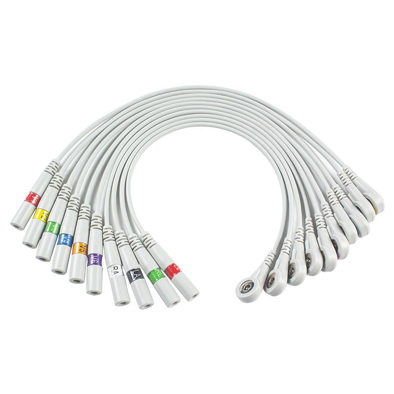 ECG-Teil-Banane, zum des Verbindungsstücks der ECG-Adapter-Zopf-Adapter-zu reißen Elektroden-9281-002-50 4mm ECG