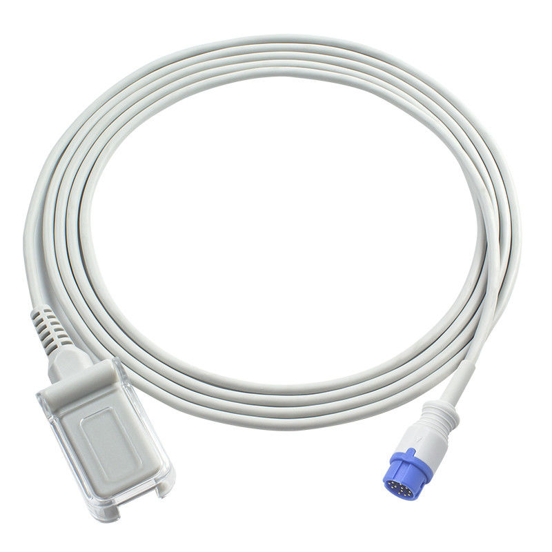Philips N-ellcor des Technologie-M1900B SpO2 Erweiterung Sensor-Kabel-SpO2 verkabeln 12 Pin To DB9