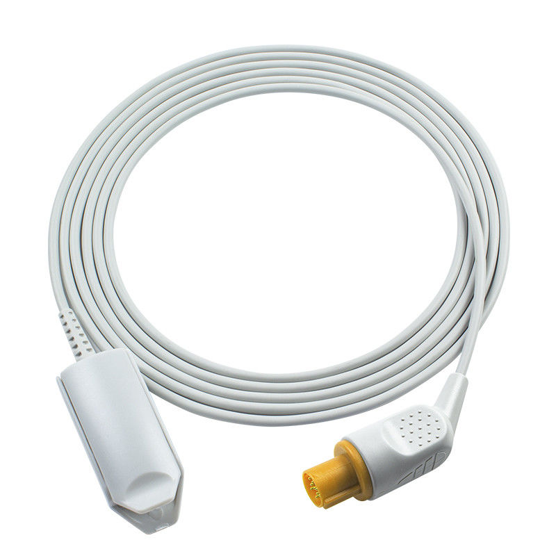 GE Hellige Kompatible Direktanschluss Wiederverwendbarer SpO2-Sensor 7 Pins Erwachsene SMK SMC SMU SMS SMV SpO2-Sonde