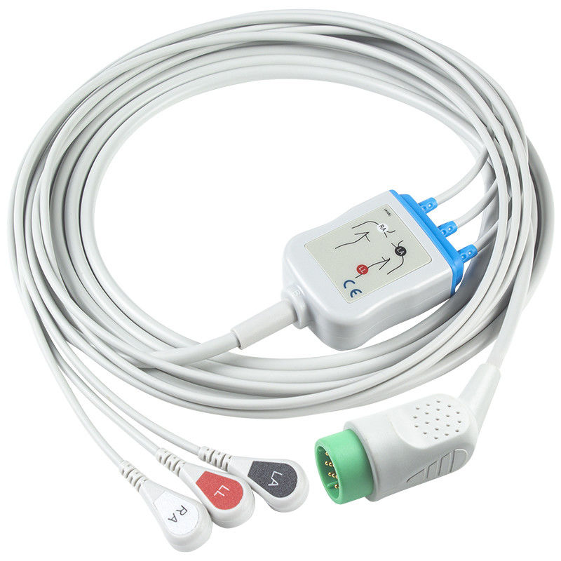 Für Stryker > Med-tronics > Physio Control-kompatibles EKG-Kabel mit direktem Anschluss - 11110-000029