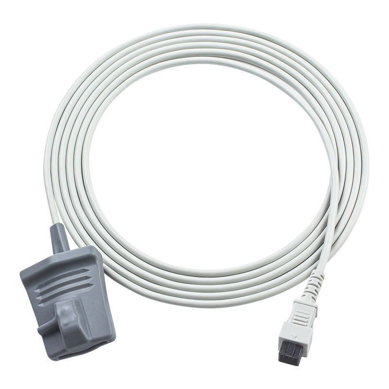 Konica Minolta Wiederverwendbarer Pulsoxymeter Sensor Quadrat 6 Pin Pulsox-300 Pulsox-300i 1m kurz