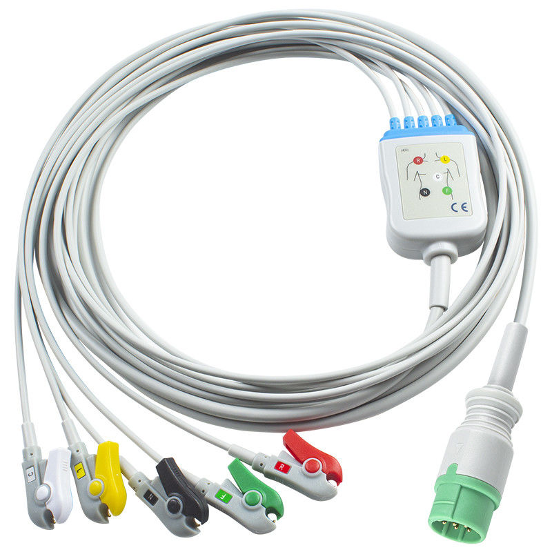Für Schiller-kompatible ECG-Kabel und Blei-Draht direkt verbinden 5 Blei IEC Grabber