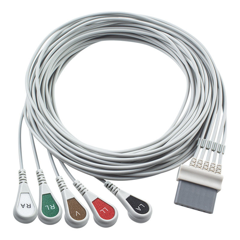 Schiller-EKG-Kabel und Schleudraht 7-Pin-Anschluss-EKG-Kabel 5 Schleuderaufnahme IEC