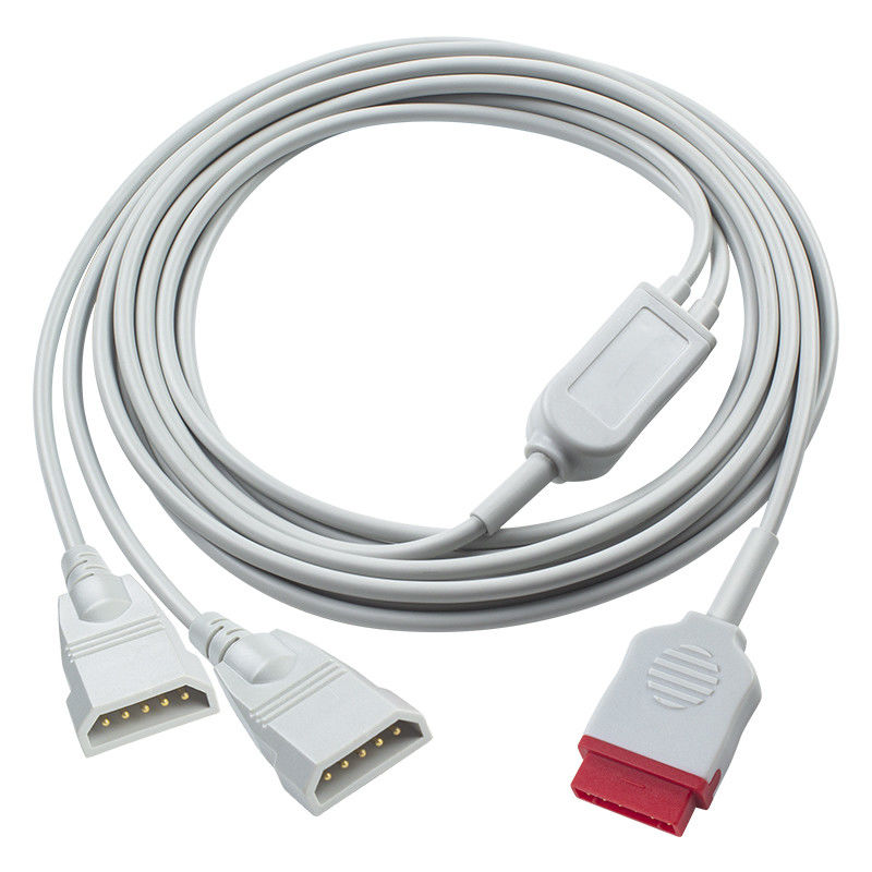 GE IBP-Adapterkabel 2*Abbott 6pin IBP-Verlängerungskabel für Transducer / Patientenmonitor