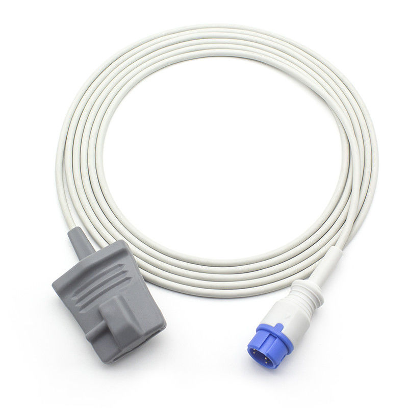 7 Pins Erwachsener SpO2 Sensor 3,0M Soft Tip kompatibel mit Mindray Datascope