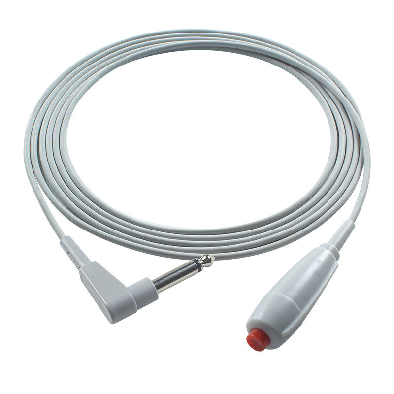 6.3mm Krankenschwester Anrufschnur Rot Schaltknopf Kabel für Krankenschwester Station Krankenschwester Anrufschnur