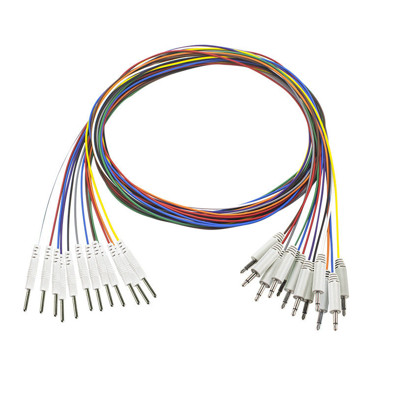 3.0 Mono Stecker-2.0mm Pin EEG Kabel Elektrode EEG Kabel EEG Kappe