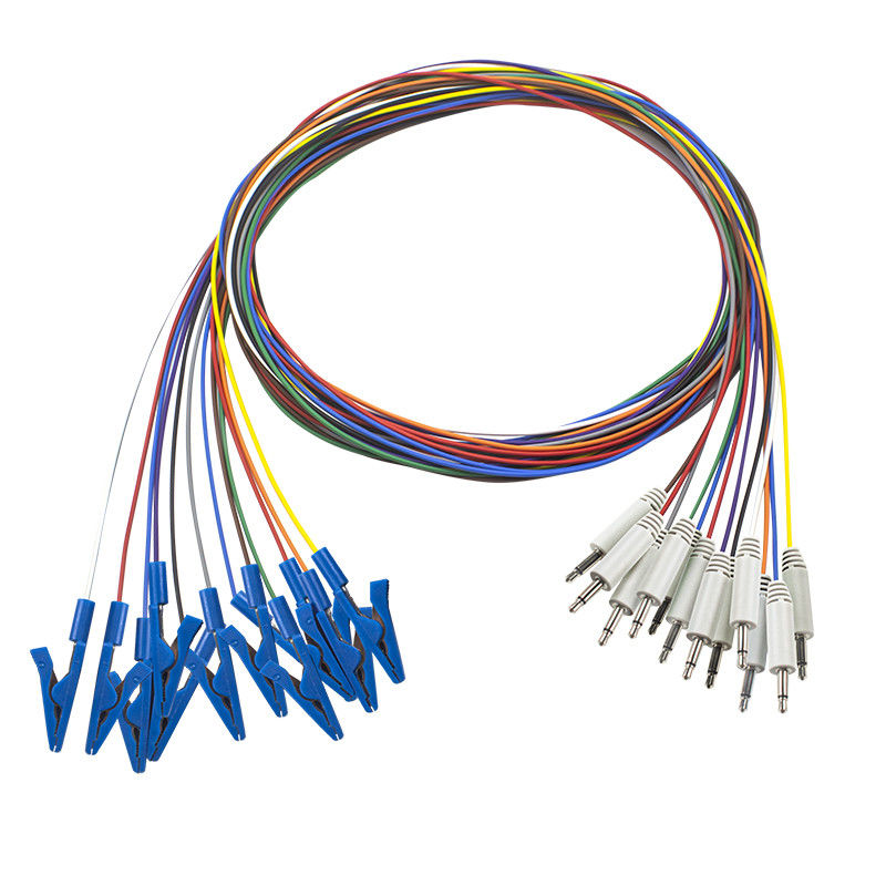 3.5 Mono-Stecker-zu-Grabber-Anschluss EEG-Kappenkabel für nahtlose EEG-Elektrodenanschlüsse
