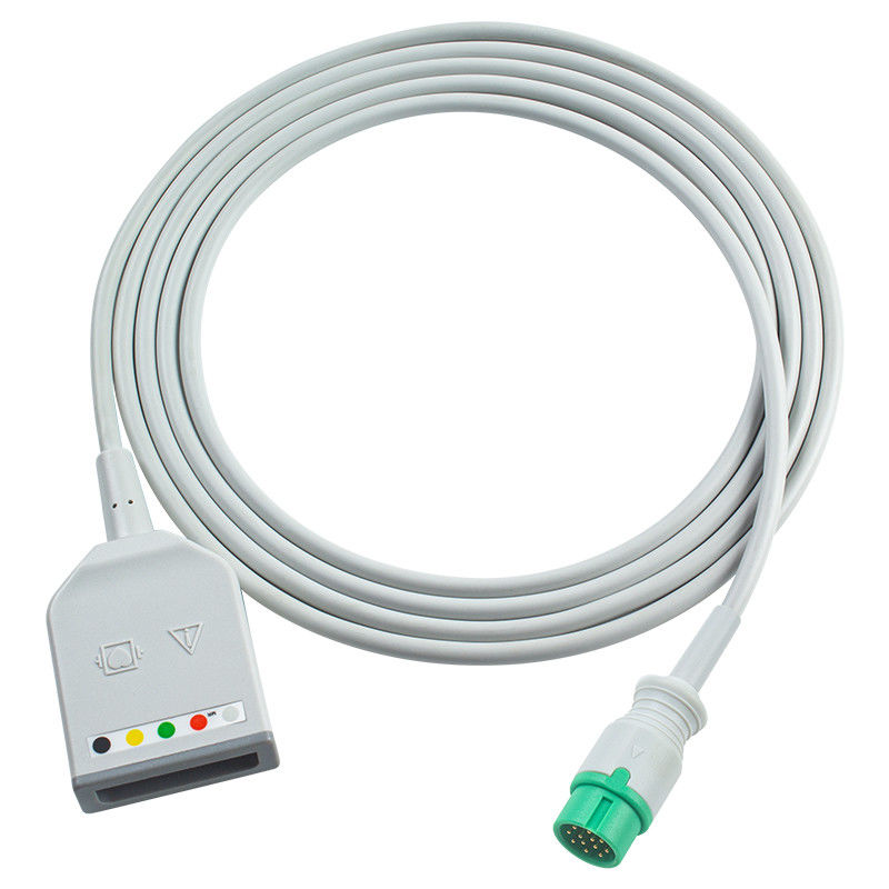 Biolight 12Pin 5Lead-EKG-Ständer-Adapterkabel AnyView A2 A6 A4 A8 Q7 Q5 EKG-Verlängerungskabel Euro Style