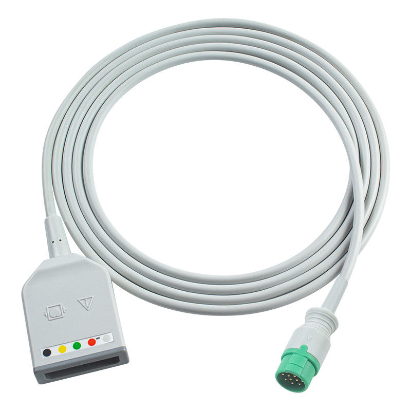 Fukuda Denshi 12Pin 5Lead EKG Trunk Adapter Kabel Dynascope DS-7100 EKG Erweiterung Kabel Euro Stil