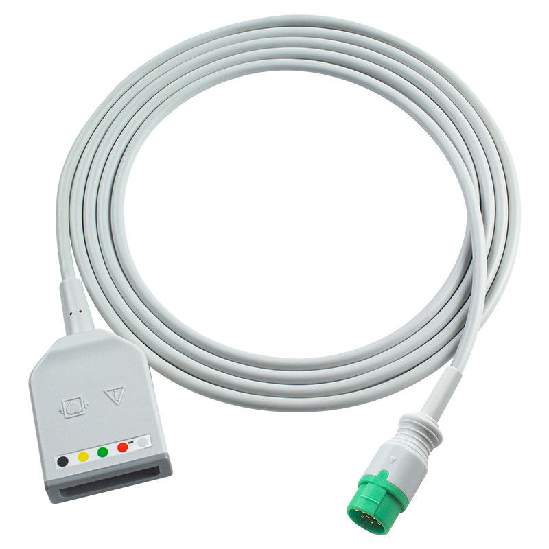 Biolight 12-Pin-EKG-Kernadapterkabel EKG-Kabel M7000 M8000A M8500 M9500 EKG-Verlängerungskabel