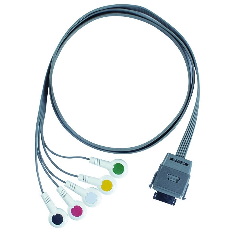 TPU Edan 5Lead EKG Holter Kabel IEC Snap Haltbarkeit 24 Monate für Biomedizinisches Instrument