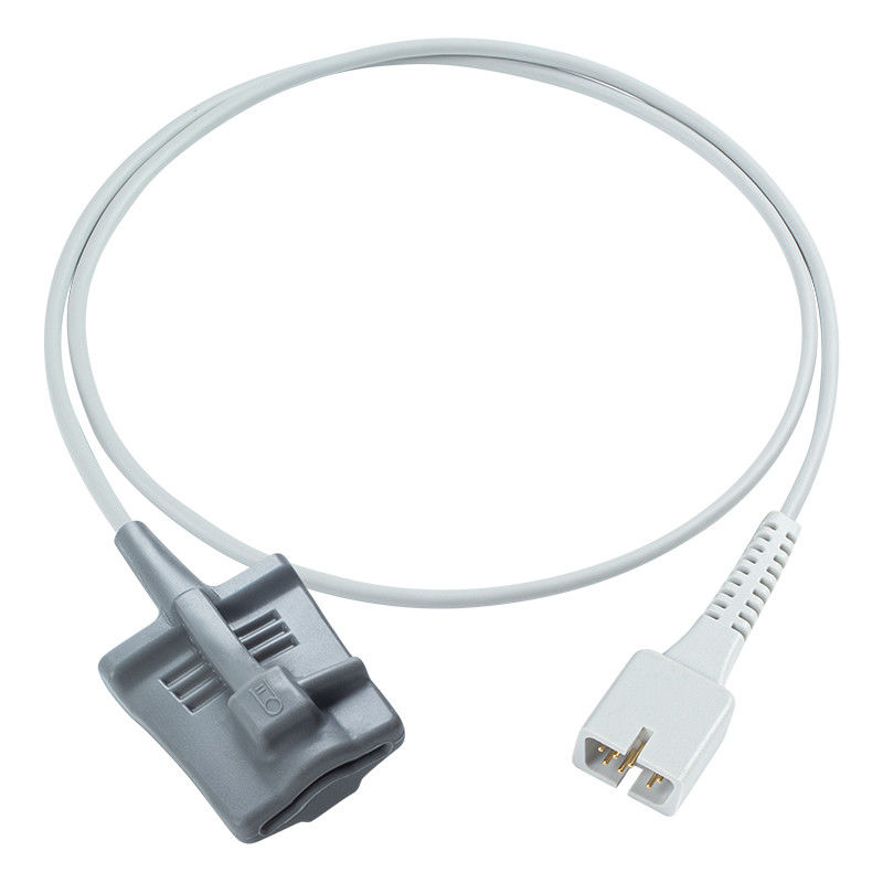 Grauer, kurzer SpO2-Sensor für Erwachsene Weichspitze 1M für Contec CMS60C/CW/D/DW CMS60 PM50 PM60D