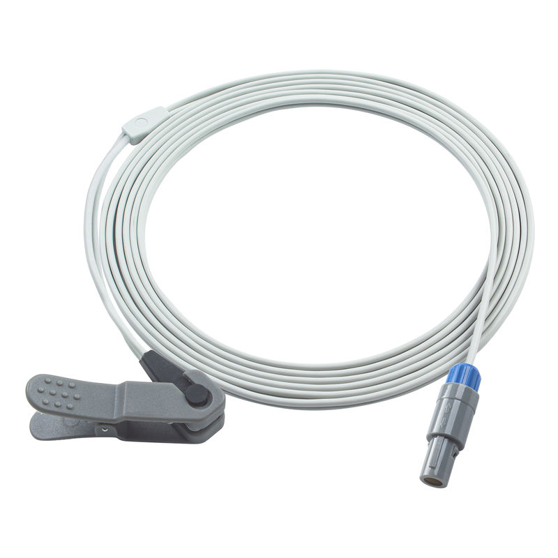 Erwachsener / Tier DIST 5000 Direkt SpO2 Sensor mit 3,0M Kabel und 5Pin Single Notch