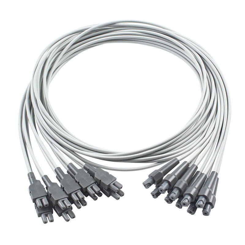 Kompatibles GE Cam 14 Belastungstestkabel 10/14 Blei-EKG-Monitorkabel zur Diagnostik