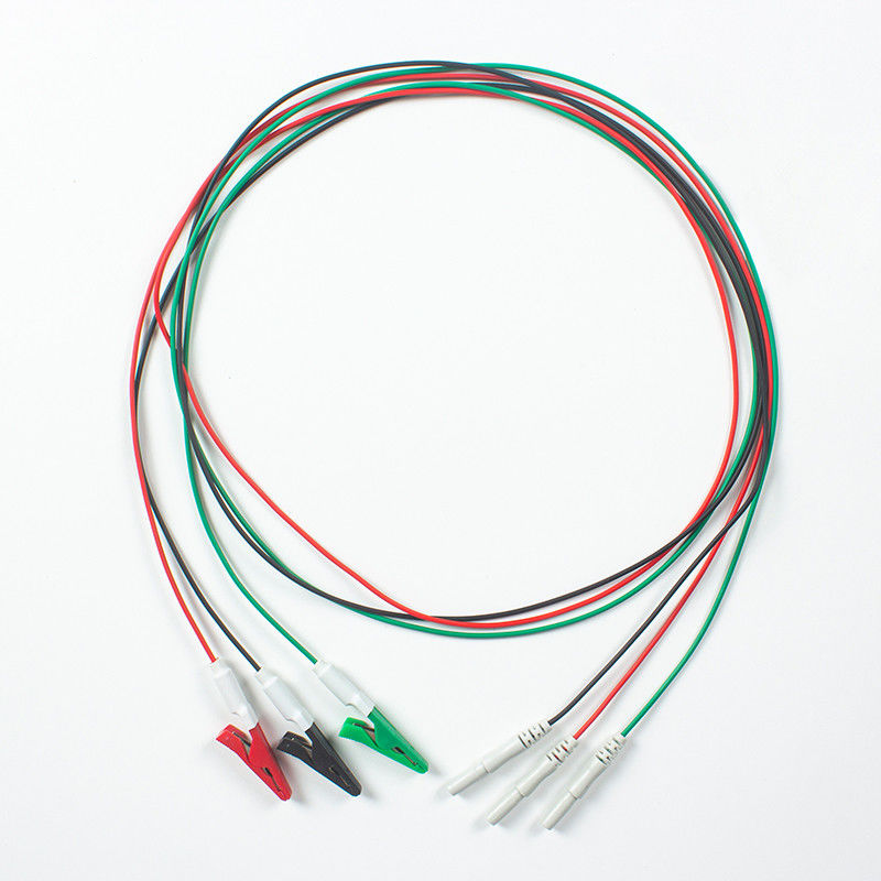 Kompatibles EKG-Kabel zum Tier Din Typ zum Tier Grabber 3Lead