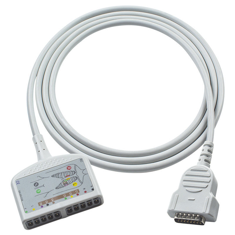 Flexible GE Healthcare Marquette EKG Trunk Kabel 22341809 für Erwachsene/Kinderüberwachung