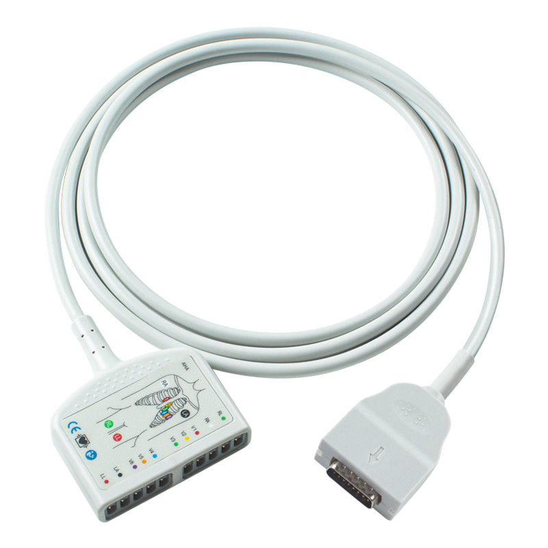 OD6mm 2,2M EKG-Ständerkabel kompatibel mit Mortara Burdick 1600 300 3100 400 6100 800