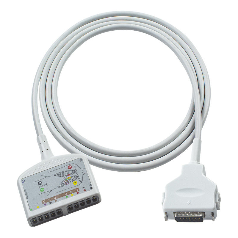 Kompatibles Fukuda Denshi 10Lead EKG-Kabel für den CardiMax FX-7202, den CardiMax FX-7402, den CardiMax FX-7101