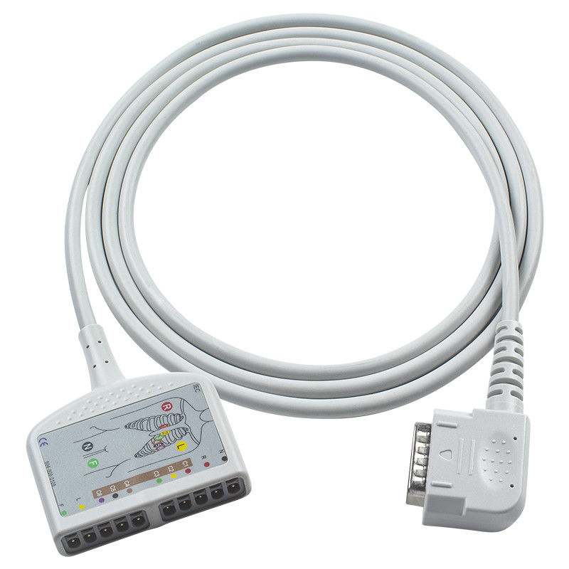 Latexfreies 15Pin 10Lead-EKG-Rumpfkabel IEC/AHA für 108 109 110