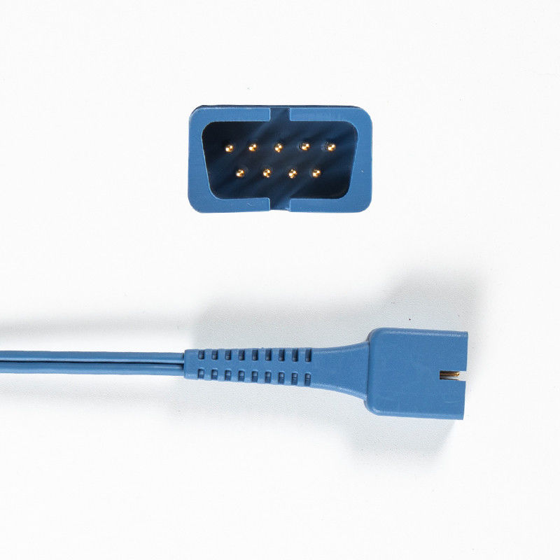 Halbfertiges 9Pin SpO2-Sensor 1M TPU SpO2-Prüfkabel zur universellen Kompatibilität