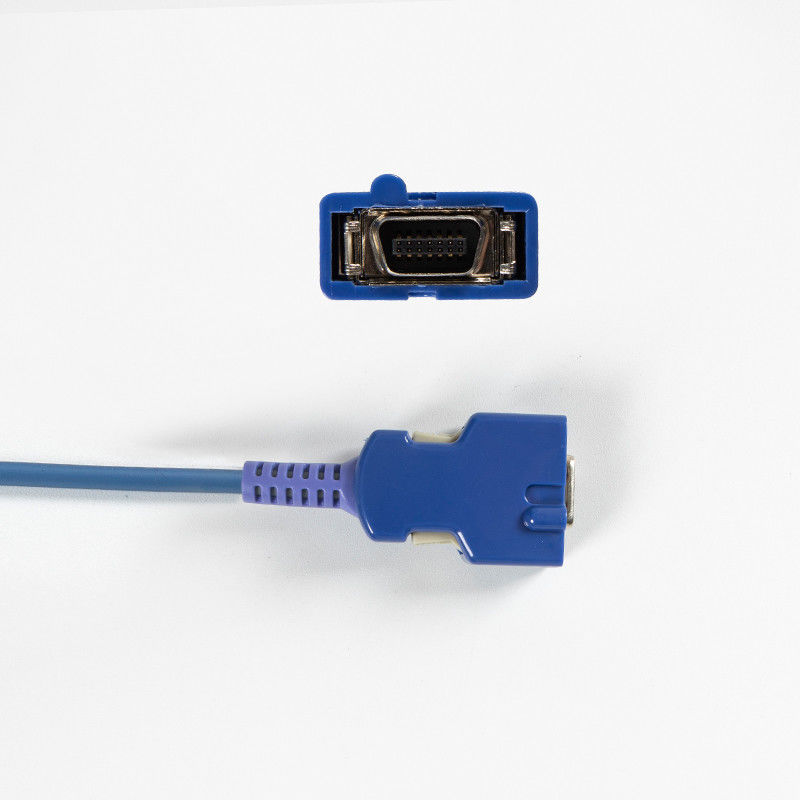 Halbfertiger SpO2-Sensor 3M für C-ovidien N-ellcor Pulsoxymeter Kabel 100g Gewicht und DB 14-Pin Purple Connector