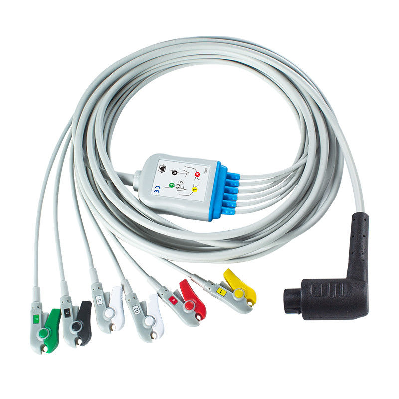 Corpuls 3 6Lead IEC Grabber Patientenkabel mit AHA/IEC-Farbcodierung