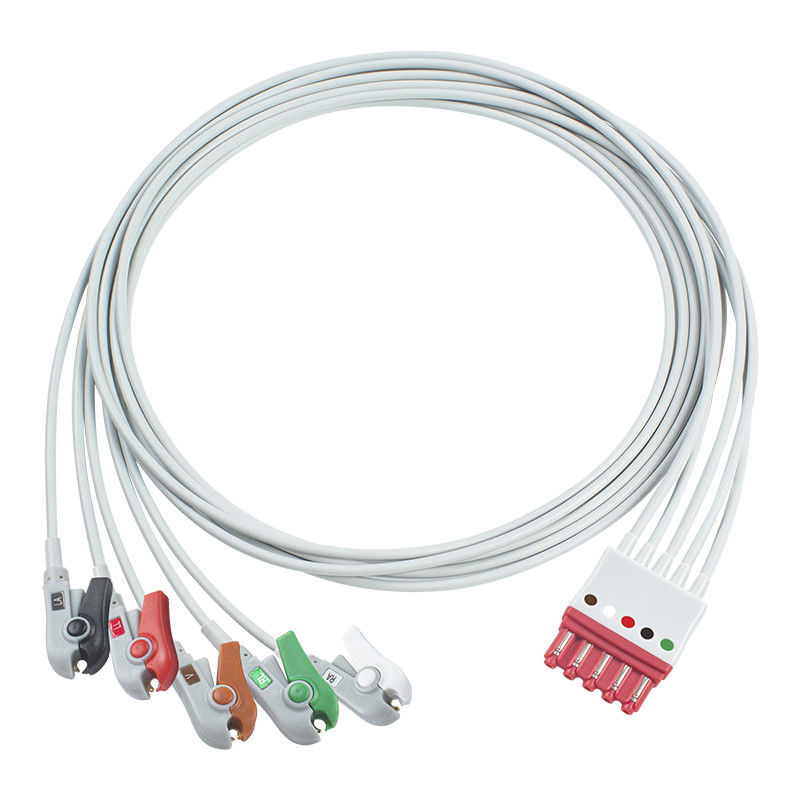 P-hilips M1978A M1976A 989803125881 EKG Leitungskabel 5 Leitungskabel Leitungskabel IEC Clip MP 40 IntelliVue M1167A Herzstart MRx