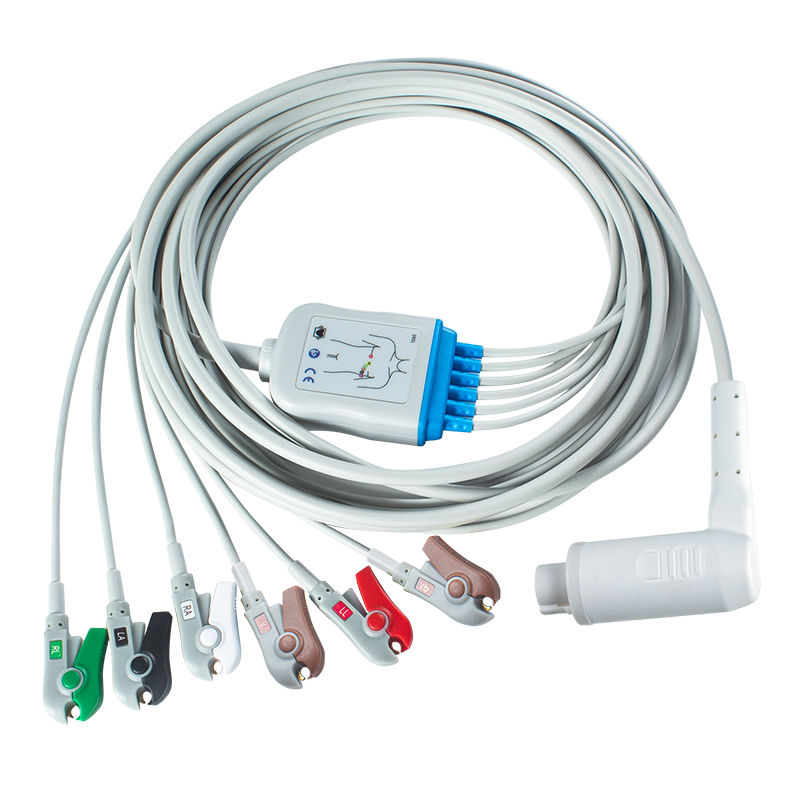 Corpuls 3 6Lead IEC Grabber Patientenkabel mit AHA/IEC-Farbcodierung