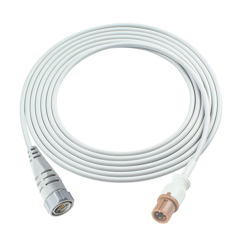 Contec IBP-Adapterkabel 5pins mit PVB-Anschluss Blutdruck IBP-Verlängerungskabel