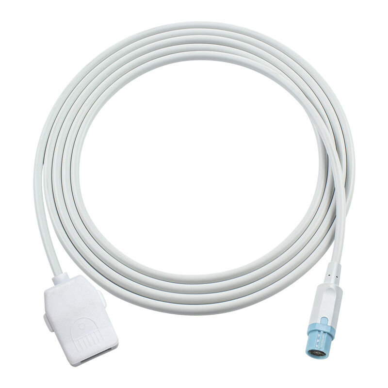Drager Sirecust 7-Pin Wiederverwendbares M rotes Tech SpO2-Sensorkabel