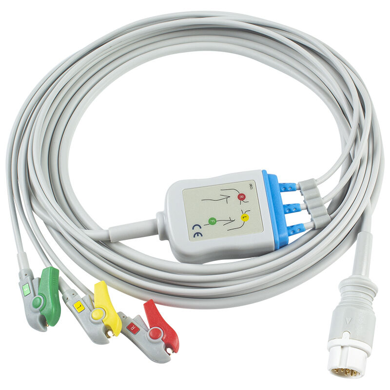 EKG-Kabel 5 Blei 12Pin M1975A für Erwachsene