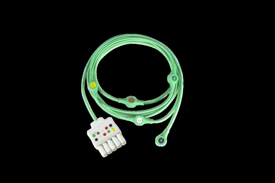 Siemen Draeger Monolead MS16160 MS16161 EKG EKG Patient Kabel und Blei Drähte 3 Blei Draht Dual 5Pin