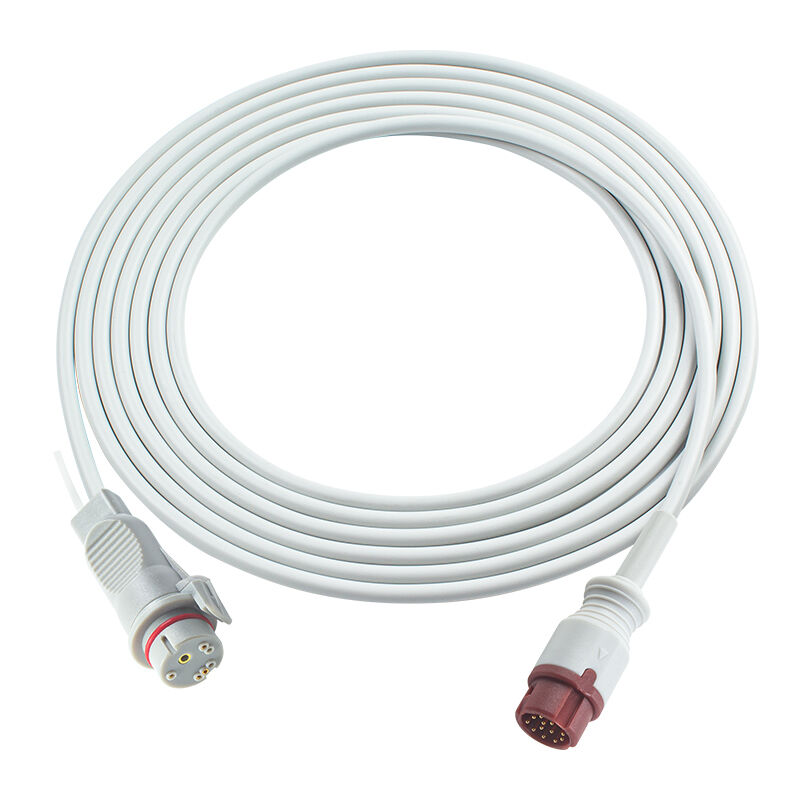 Bistos IBP Adapterkabel 12Pin zu Edward Argon BD Abbott BB PVB Utah Medex Mindray-Anschluss für BT-710 BT-720 BT-740 BT-770 BT-780