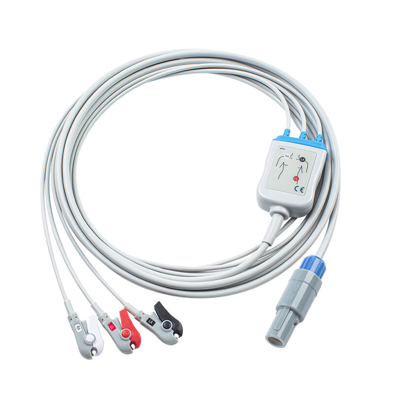 Huntleigh 8Pin Multi-Parameter Monitor Smartsigns Kompakt 300 500 EKG Kabel EKG Kabel und Leitungen