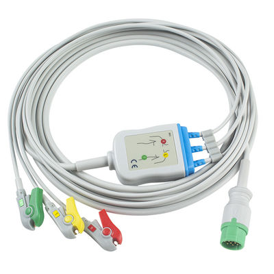 Kabel und Leitungsdrähte 3Lead Biolight BLT ECG Kabel Pin Connectors ECG Iec-Clip-12