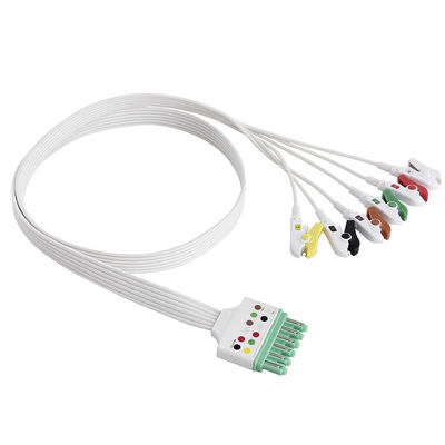 Wegwerf-ECG Leitungsdrähte Draeger MP03424 stellten der 5 Führungs-Grabscher-Clip Iec-Unendlichkeit M300 M540 ein