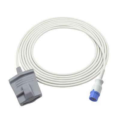 Schiller Truscope SpO2-Sensor Klassiker Mini II III Digital 12Pin Erwachsener Weichspitze SpO2-Sonde Kabel